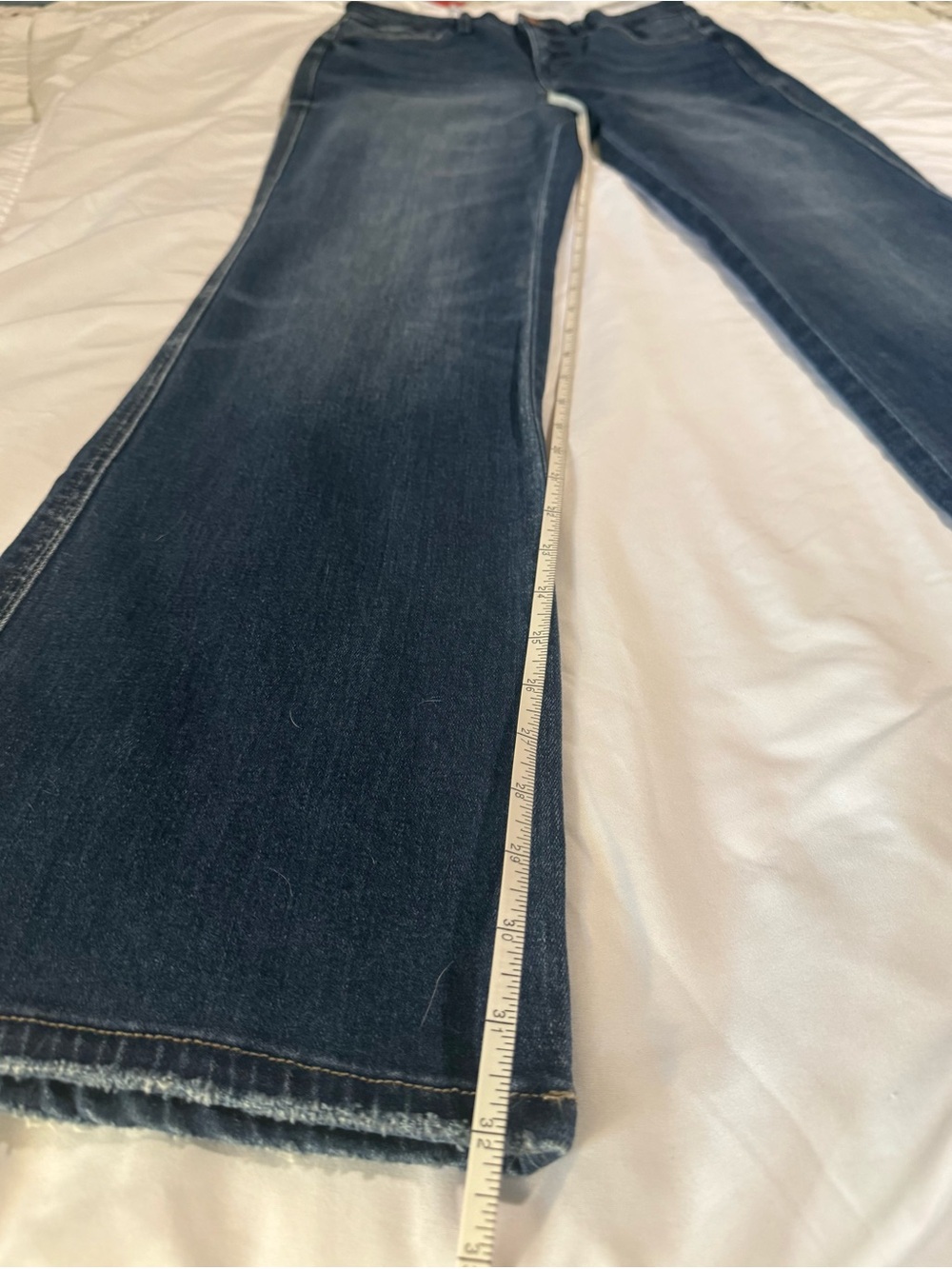 NWT Lovervet by Vervet Tummy Control Bootcut Jeans Size 30 / 11 Dark Wash Sample - Picture 4 of 8